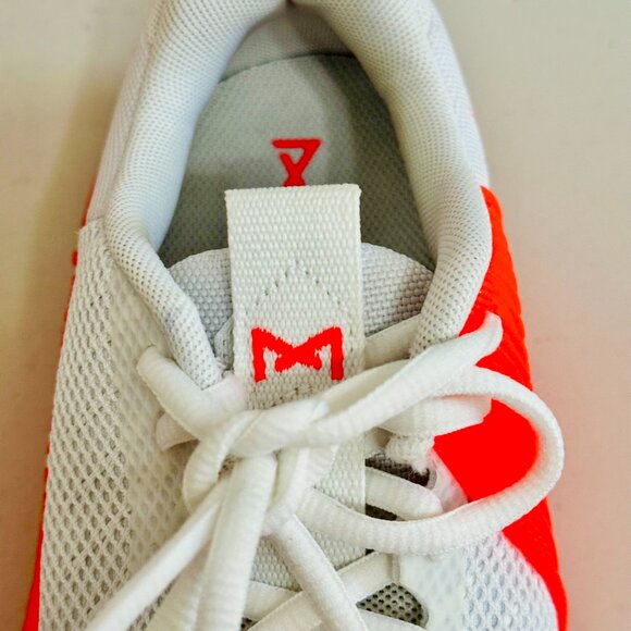 NEW NIKE METCON 9 WHITE EMBER WHITE CRIMSON TRAINING SHOES - Picture 10 of 12